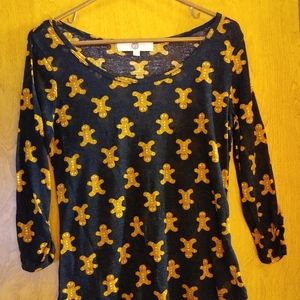 Gingerbread/Holiday Shirt L